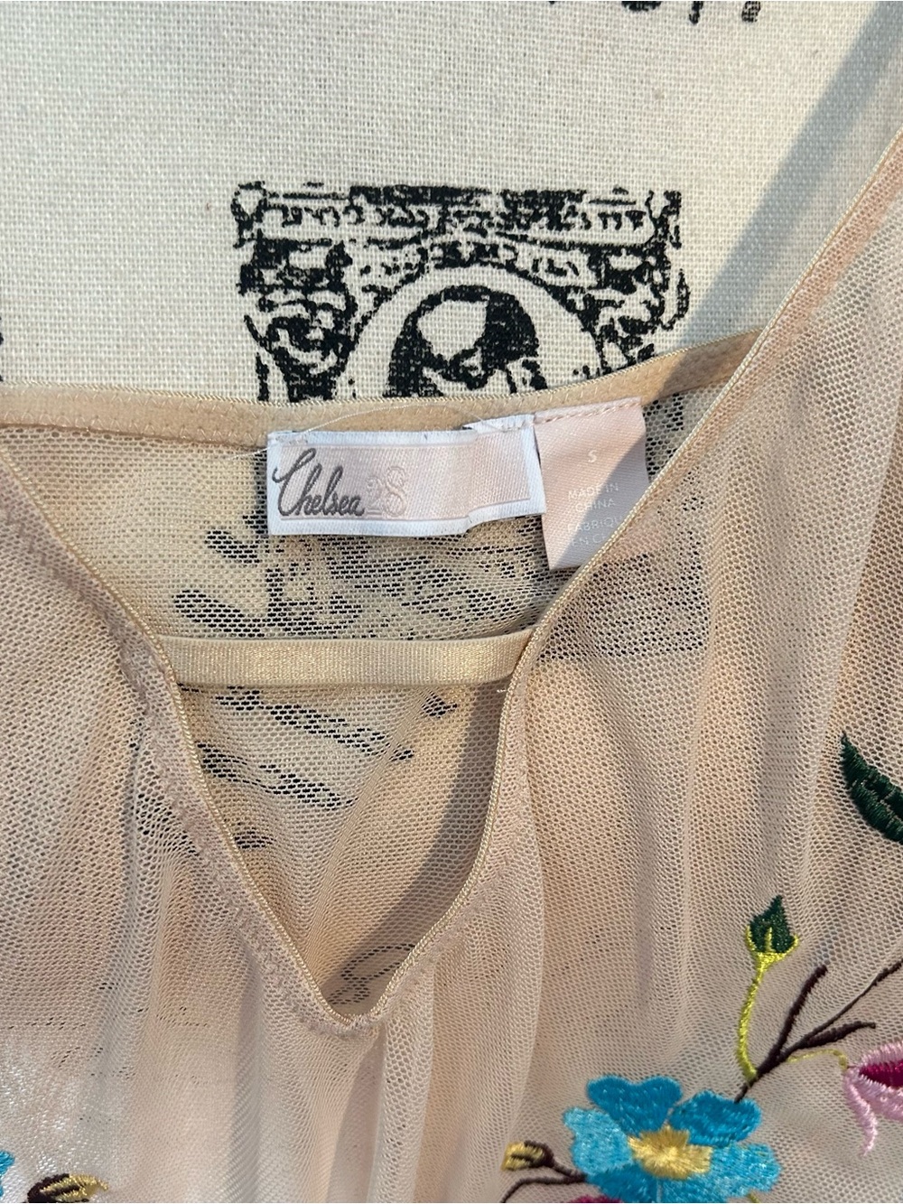⭐️5FOR$25⭐️. Chelsea 28 Sheer Embroidered Thong Bodysuit - Picture 11 of 15